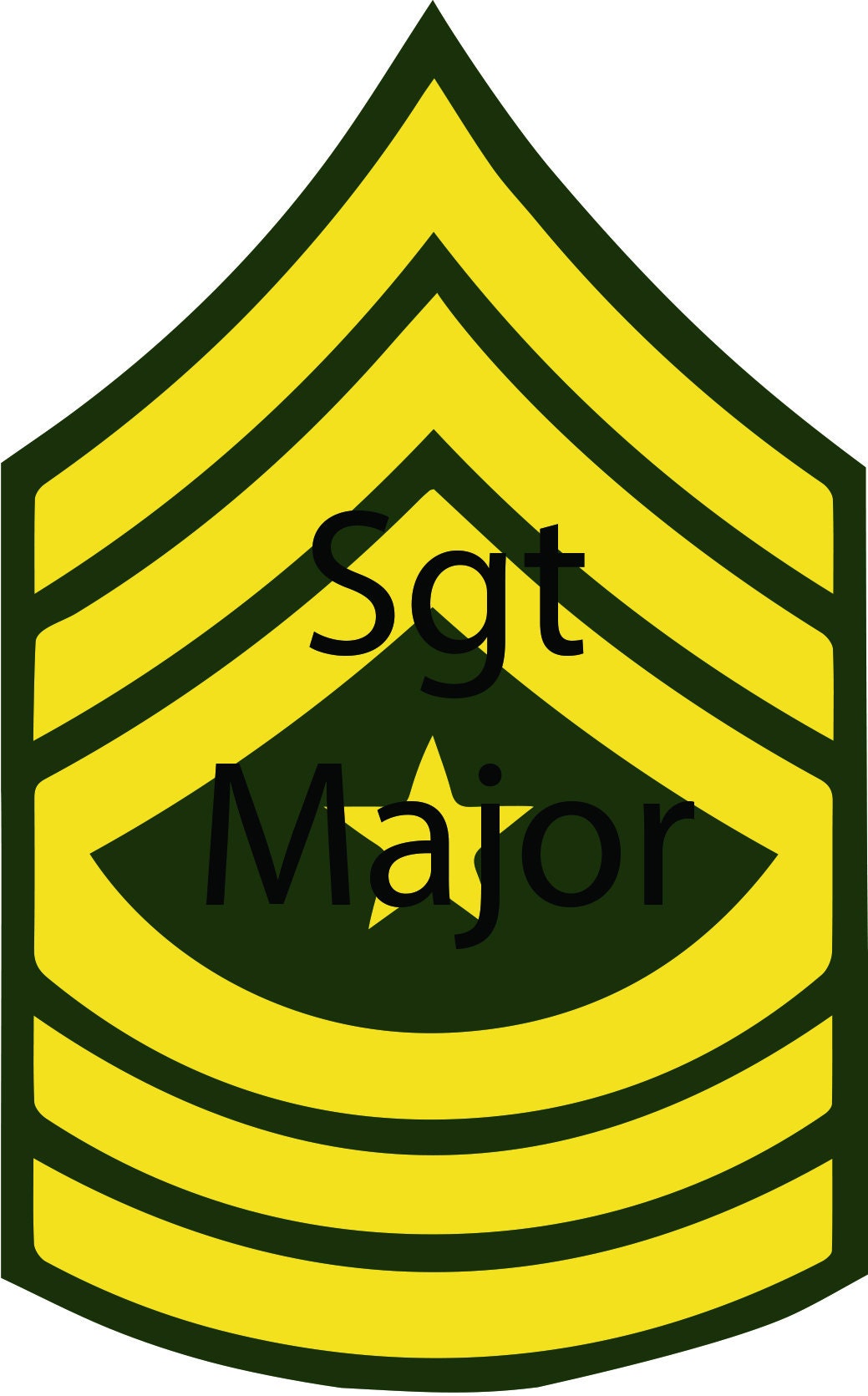 Army Enlisted Rank Insignia SVG Bundle (Instant Download)
