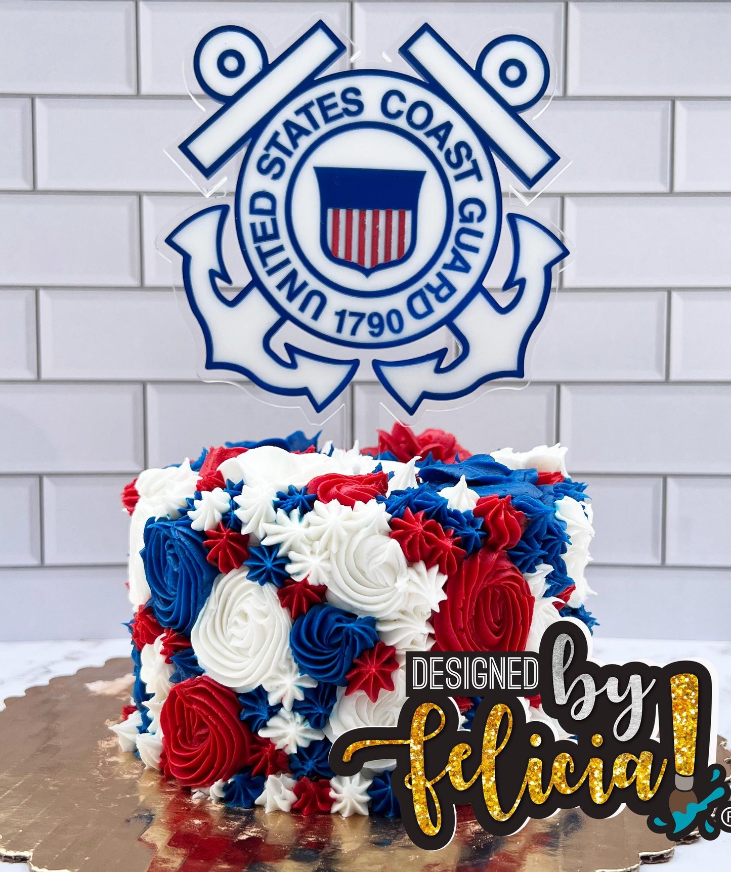 Coast Guard Cake Topper, Coast Guard party supplies, Coast guard theme party, Coast guard party favors, Coast Guard party ideas, Coast guard