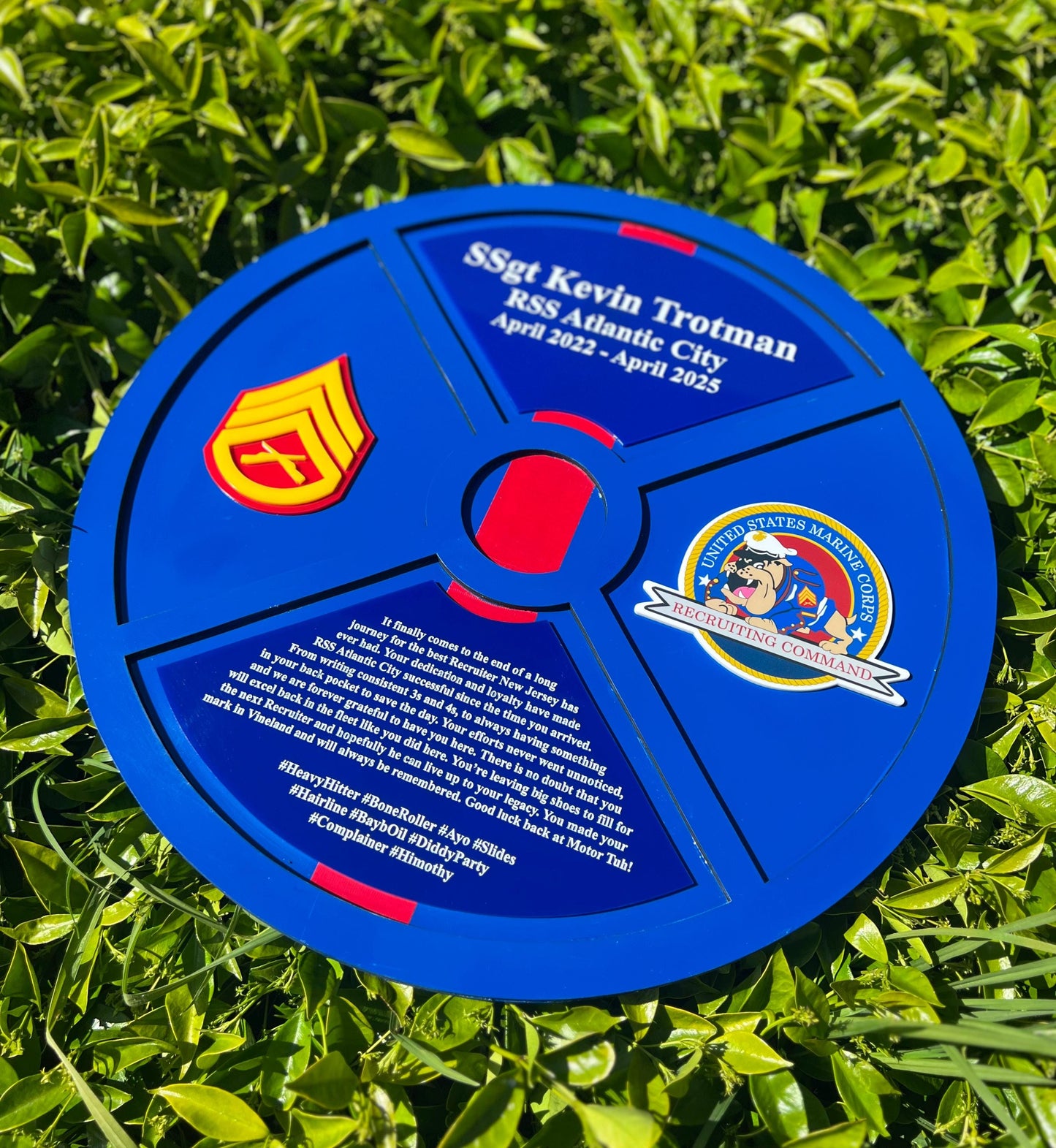 Marine corps plaques, Marine Corps retirement gift, marine corps gift, USMC plaque, Marine retirement, Marine retired, USMC License #286-23