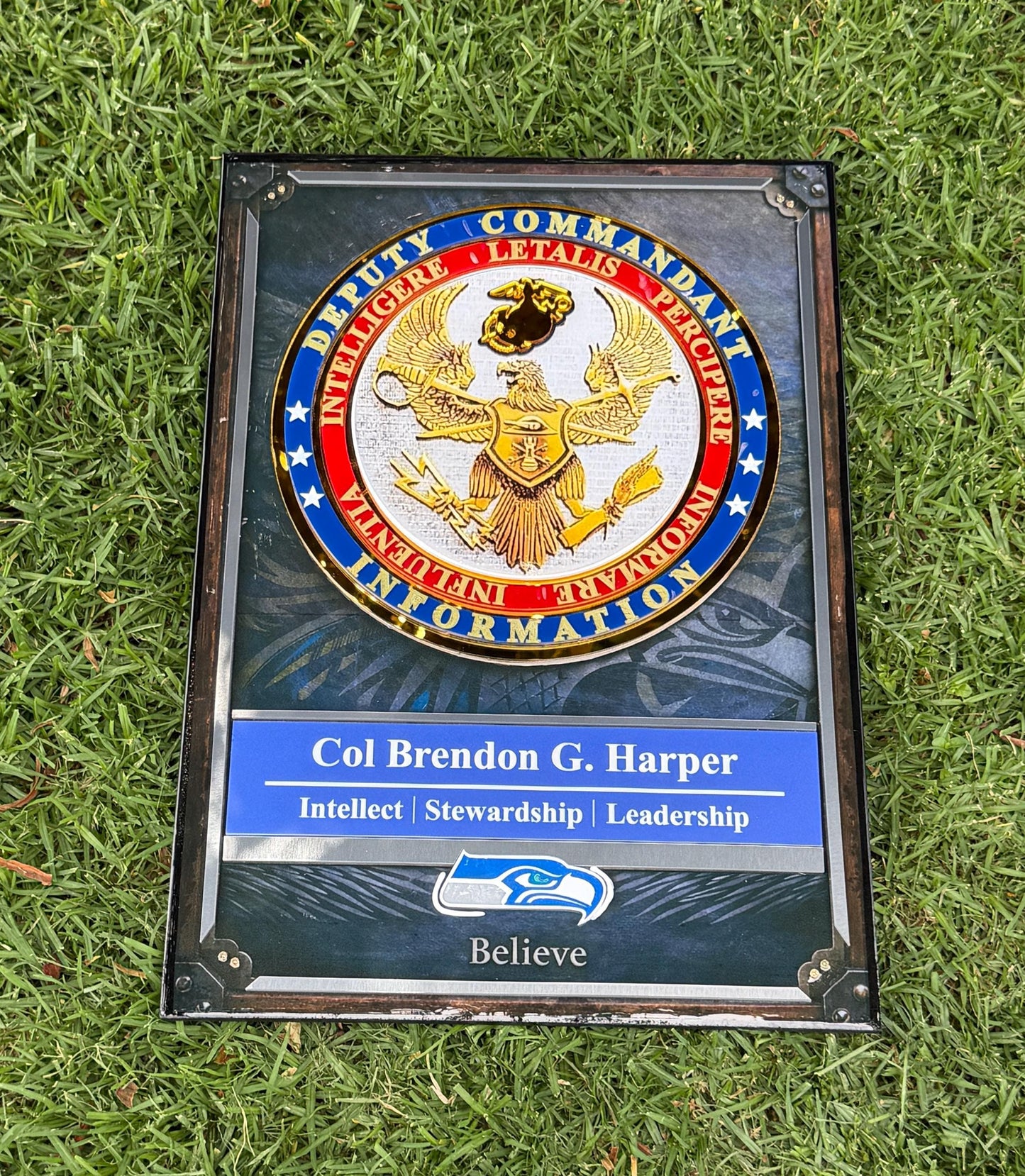 Marine corps plaques, Marine Corps retirement gift, marine corps gift, USMC plaque, Marine retirement, Marine retired, USMC License #286-23