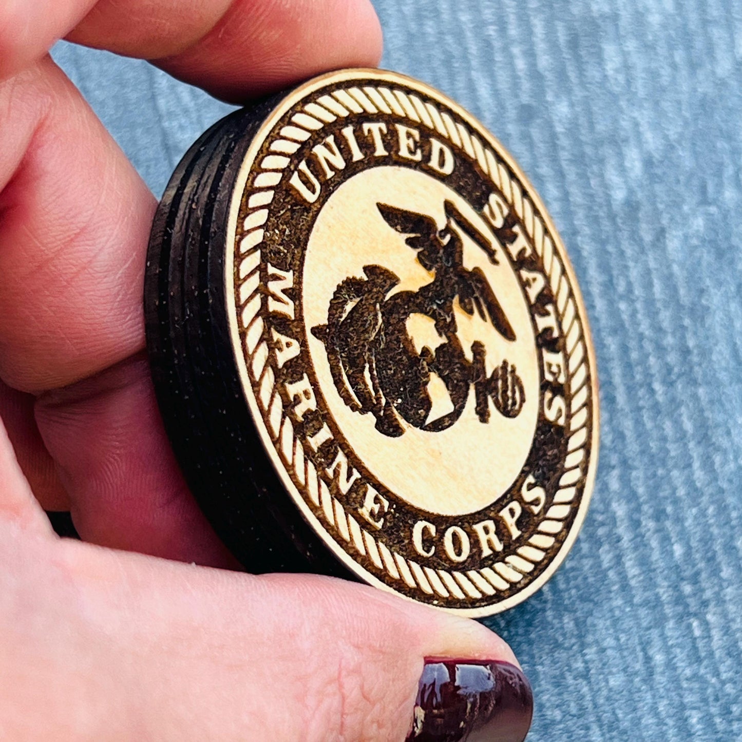 Challenge coin, Marines challenge coin, USMC challenge coin, USMC gifts, Marine Corps gifts, United States Marine Corps, USMC License #28623