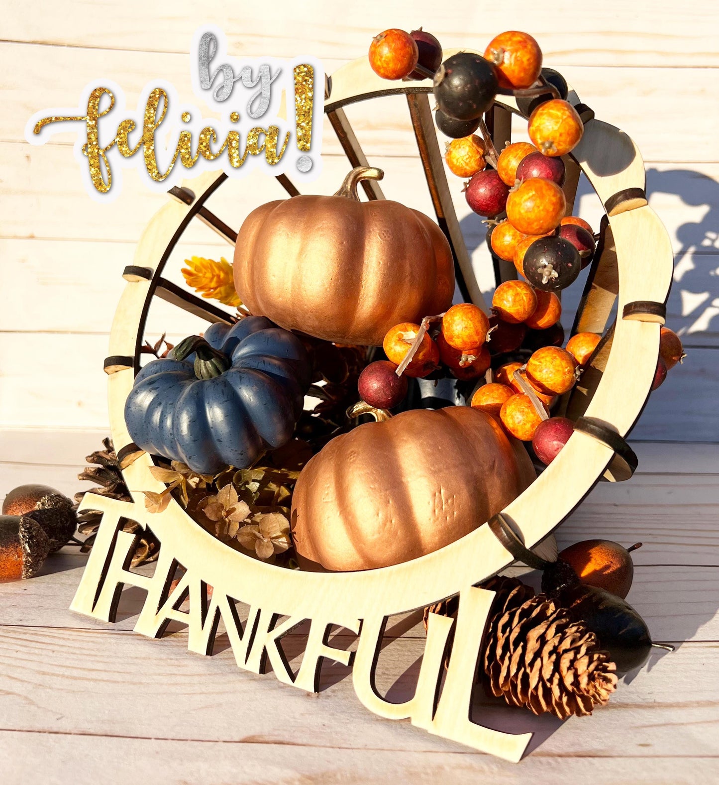 Thanksgiving Cornucopia décor, Thanksgiving Décor, Thanksgiving centerpiece, Thanksgiving table décor, Cornucopia Basket, Thankful Décor