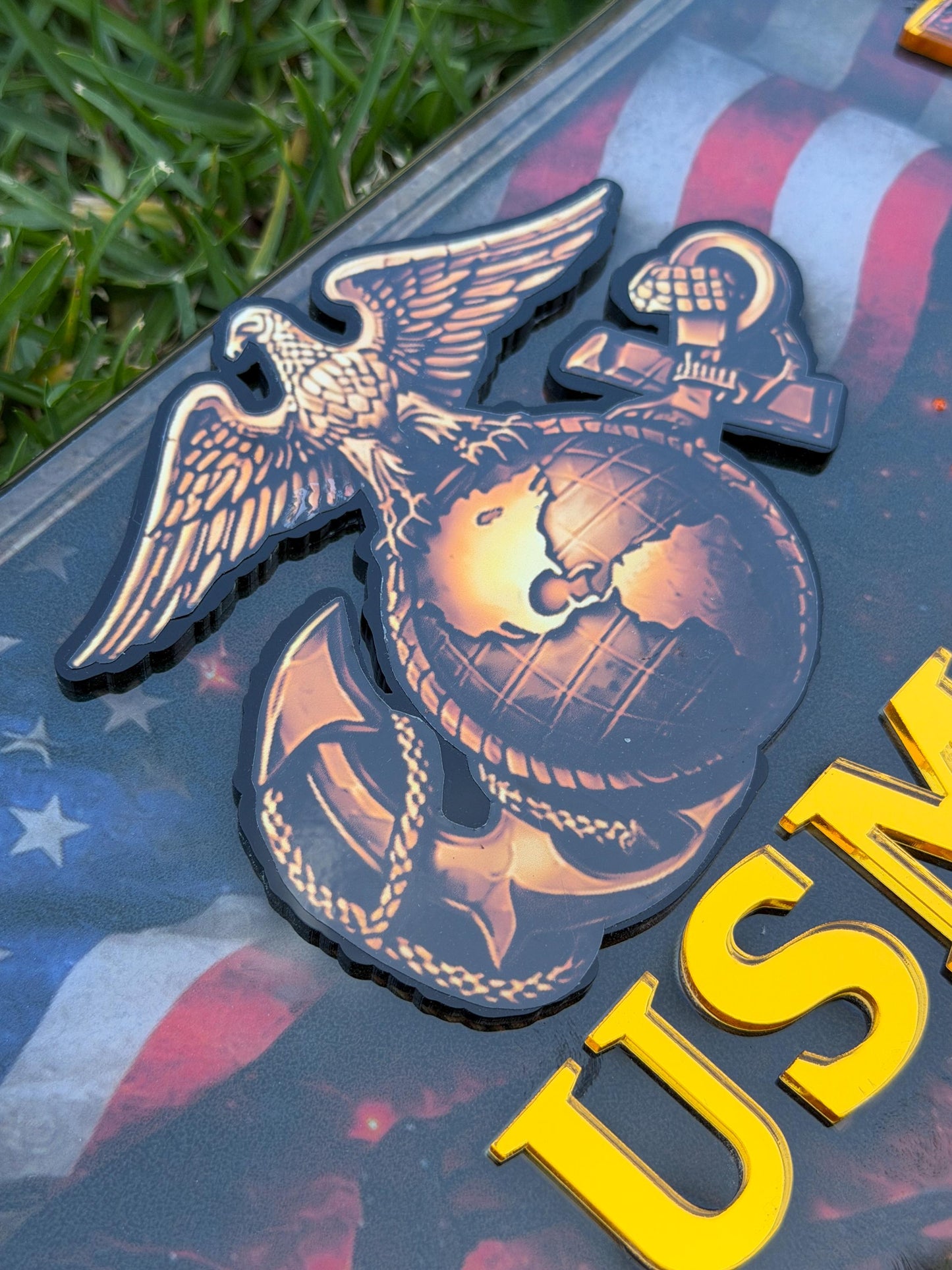 Marine corps plaques, Marine Corps retirement gift, marine corps gift, USMC plaque, Marine retirement, Marine retired, USMC License #286-23