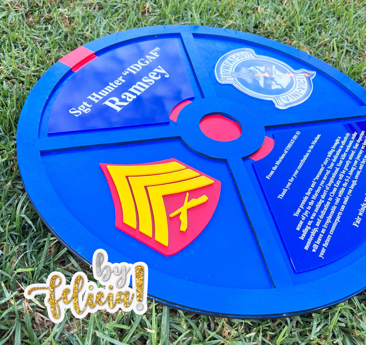 Marine corps plaque, Marine Corps retirement gift, marine corps gift, Weight plaque, Marine retirement, Marine retired, USMC License 286-23