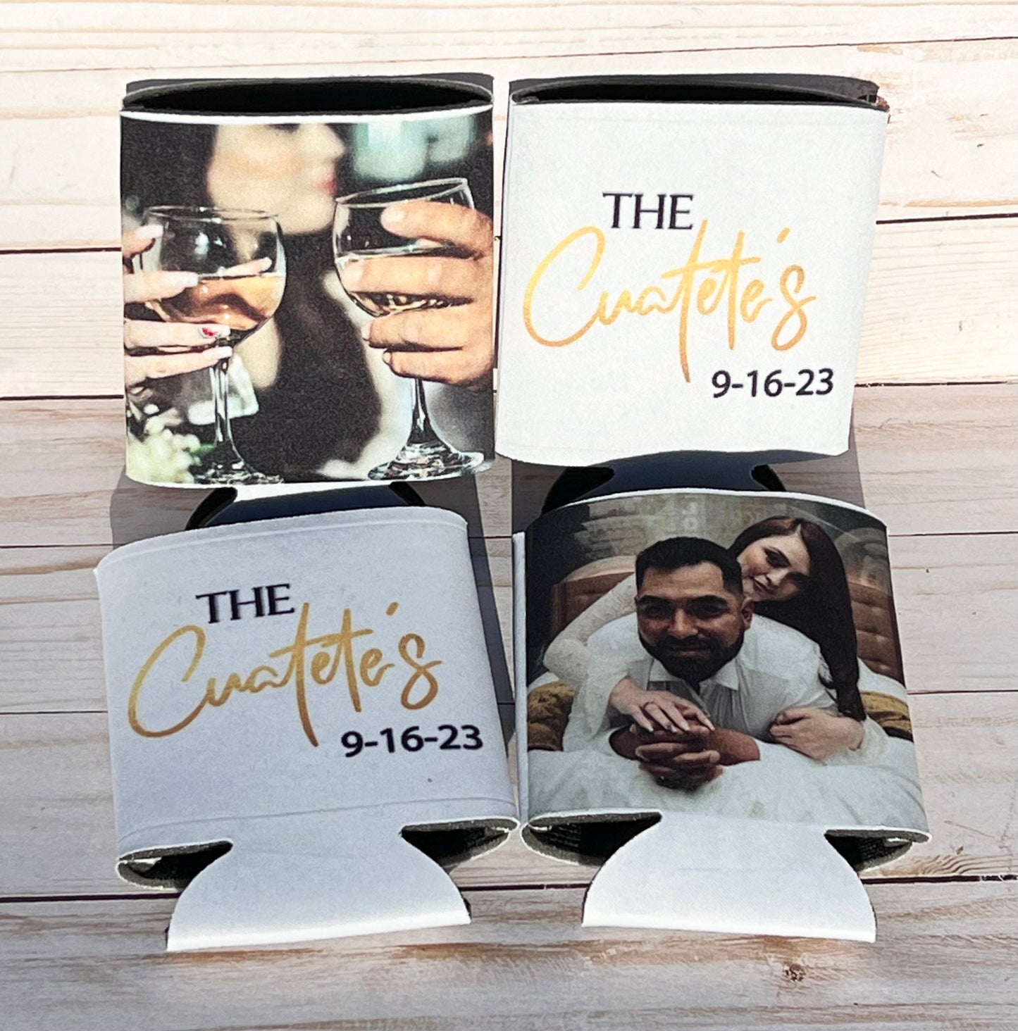 Wedding Can Cooler Holder, Custom Can Holder, Slim Can Holder, Personalized can holder, Seltzer can holder