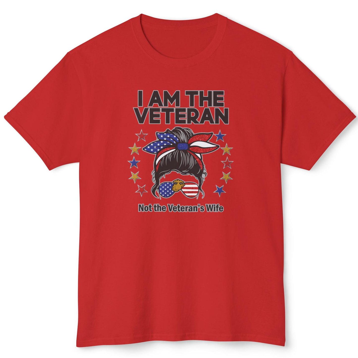 Proud Female Veteran shirt, Female Veteran shirt, Female Marine Veteran shirt, Retired Military shirts for women, Unisex HD Cotton T-shirt